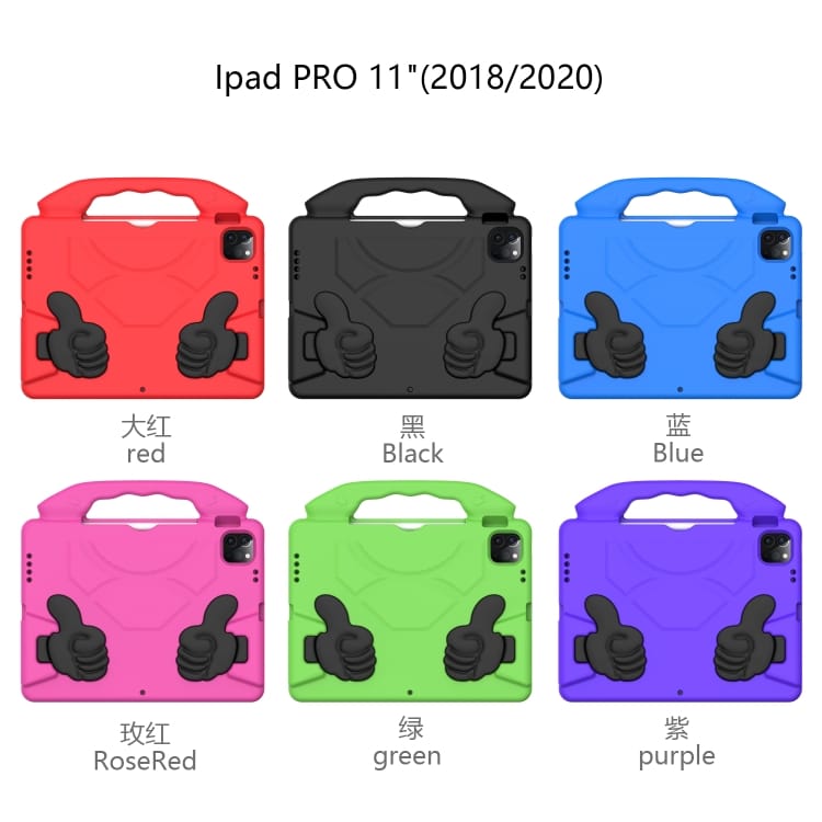 Skyddande fodral med handtag till iPad Pro 11 2020 Grön