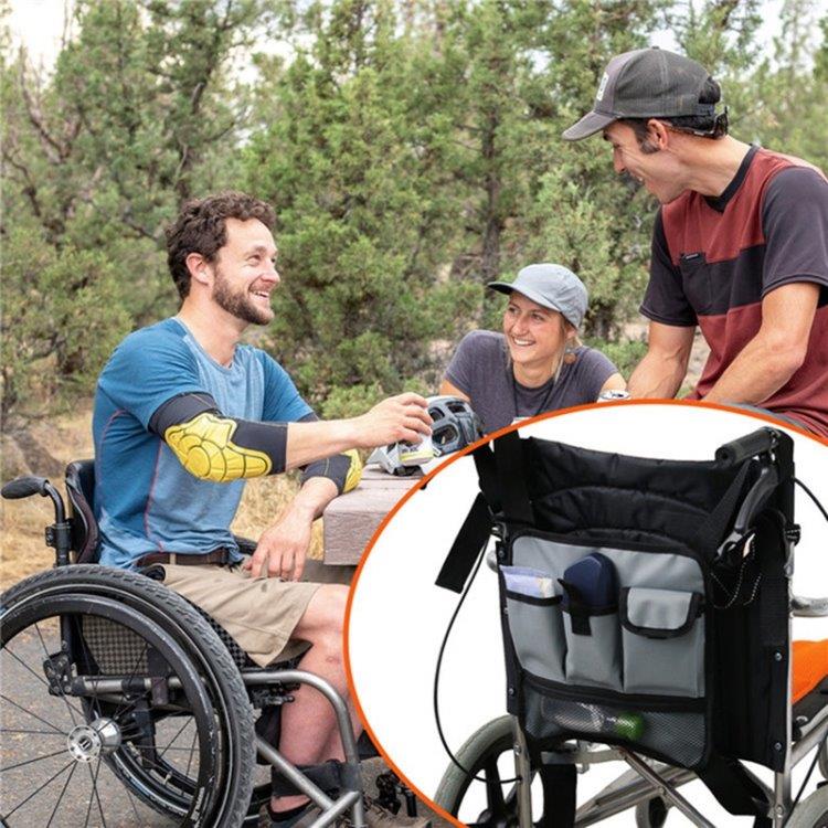 Portabel förvaringsväska till rullstol