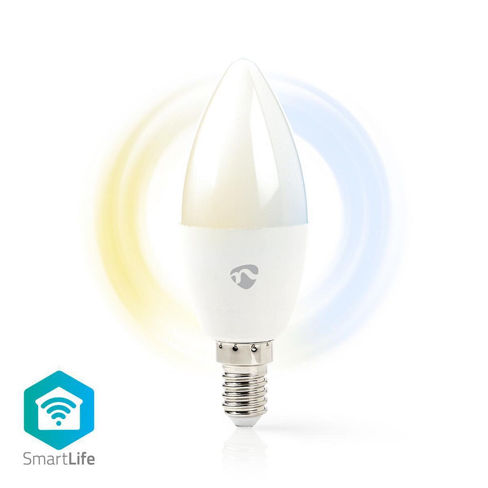 Nedis WiFi Smart LED-lampa E14 Varmt till kallt vitt