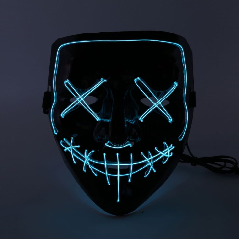 El wire purge led mask - Ljusblå