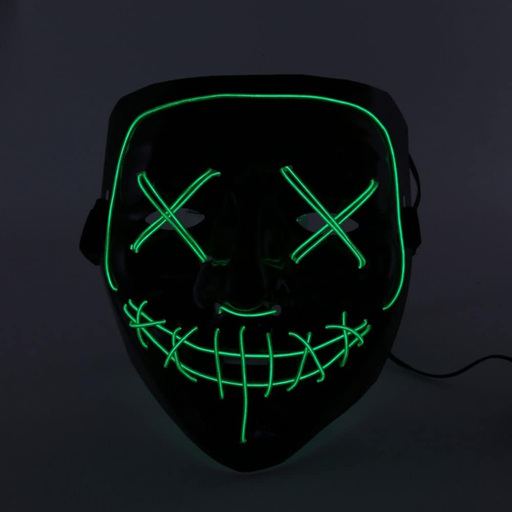 El wire purge led mask - Grön