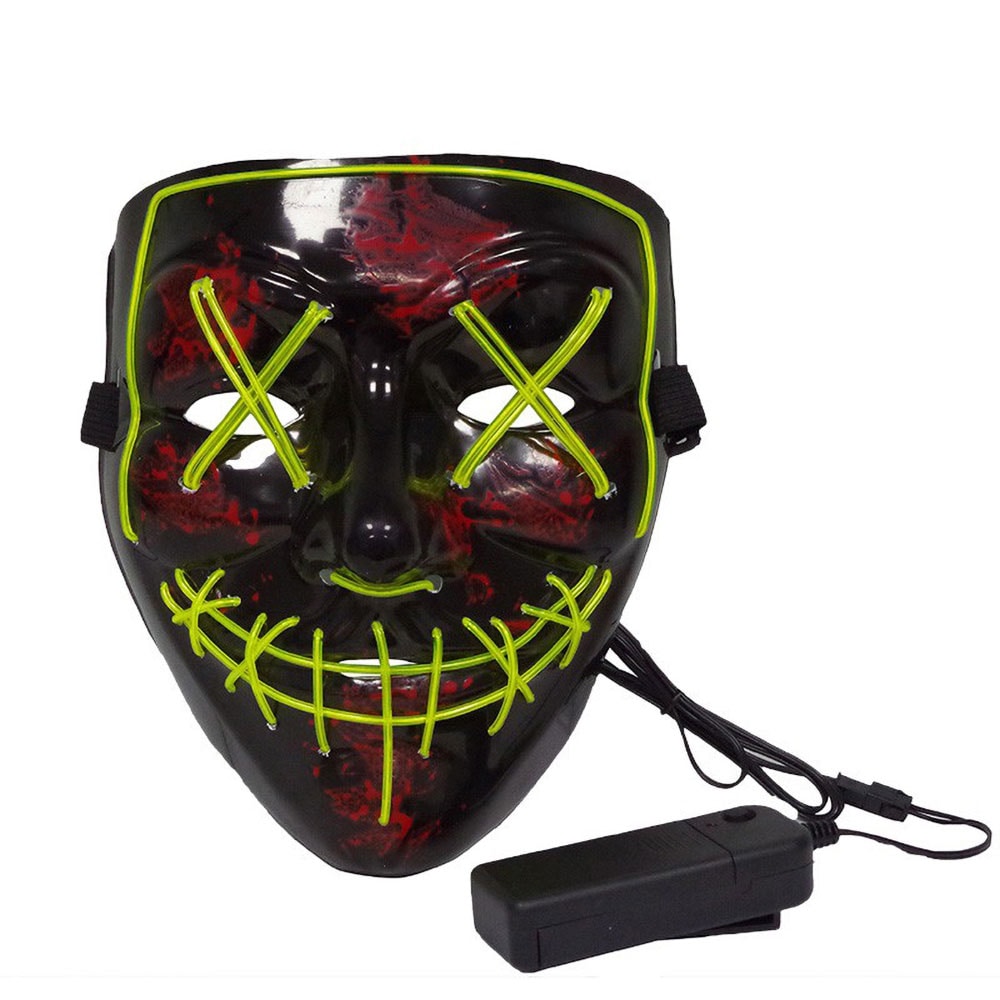El wire purge led mask - Limegrön