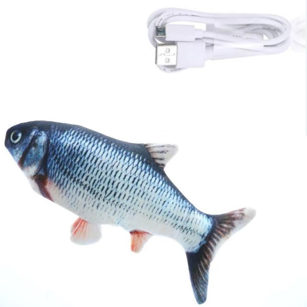 Elektrisk kattleksak - 3D-fisk