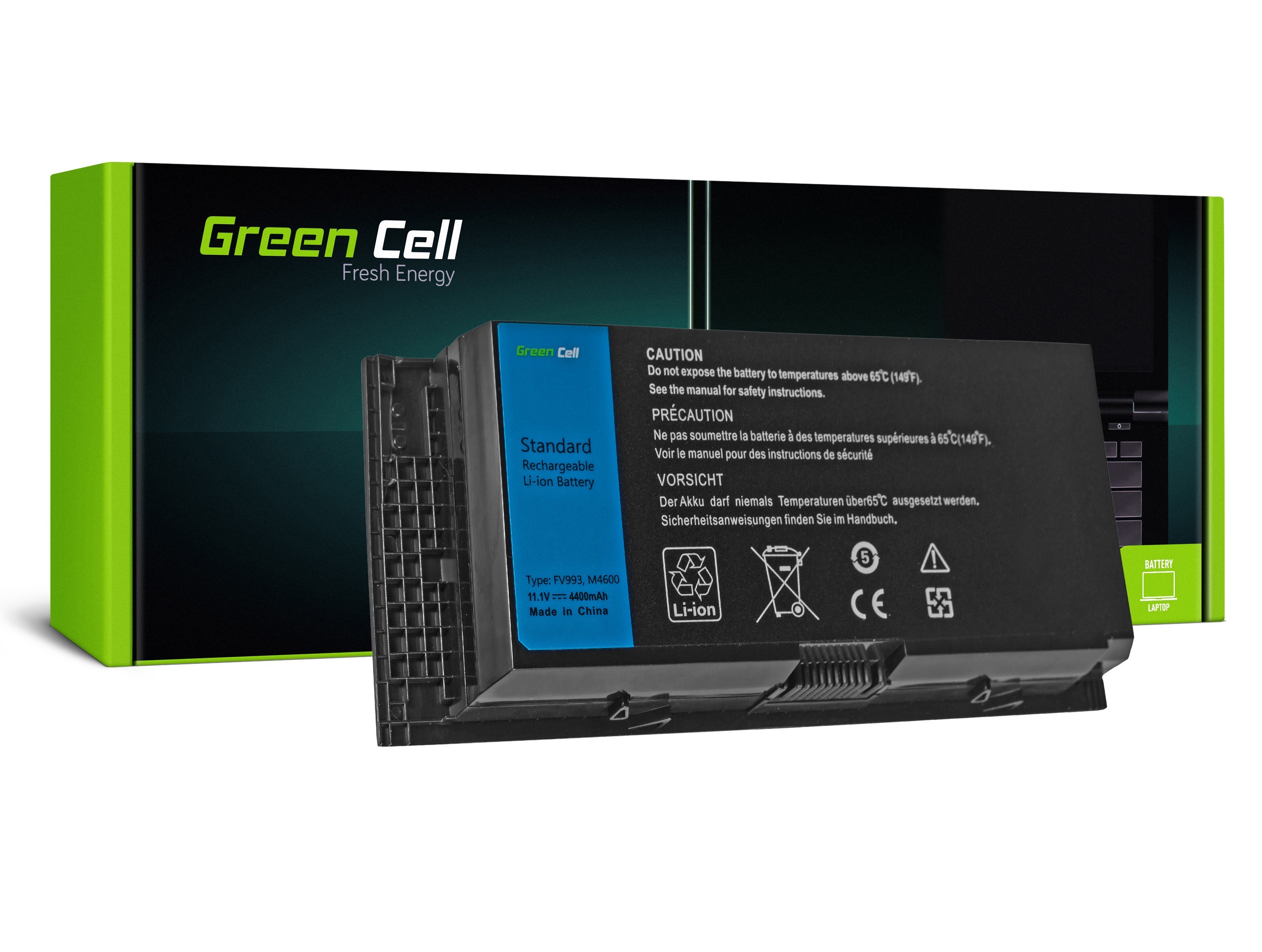 Green Cell laptop batteri till Dell Precision M4600 M4700 M4800 M6600 M6700