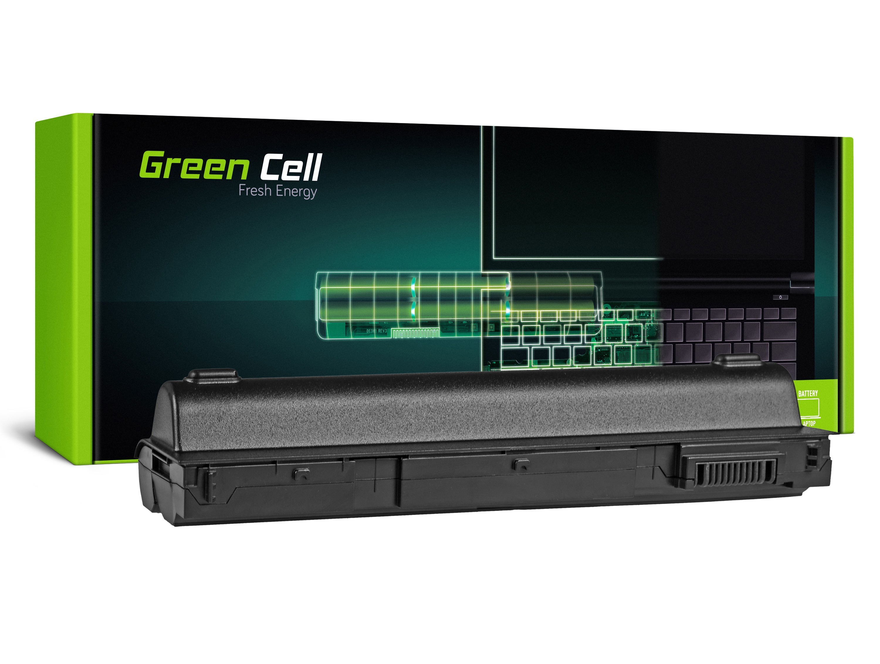 Green Cell laptop batteri till Dell Latitude E5520 E6420 E6520 E6530 / 11,1V 6600mAh