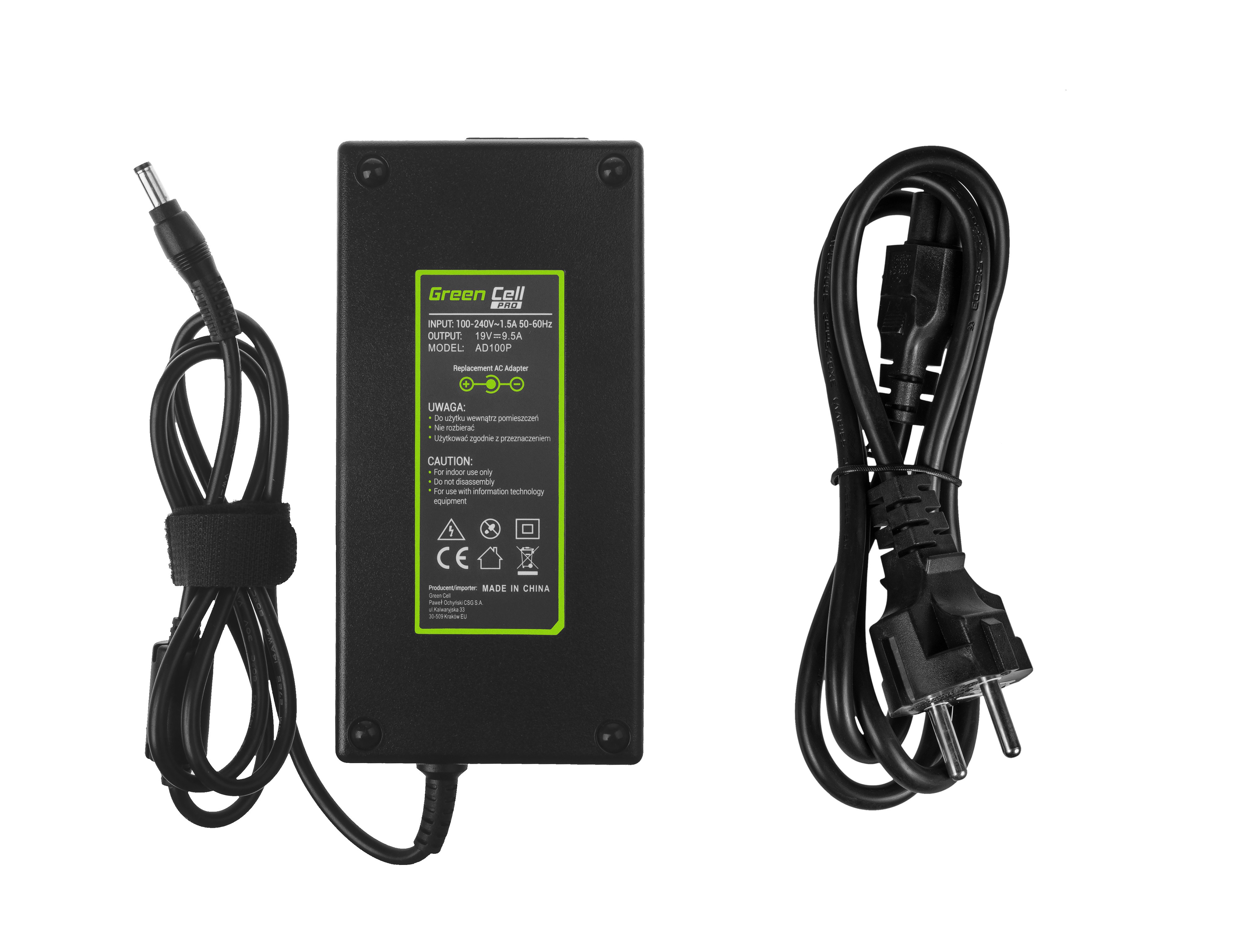 Green Cell laddare / AC Adapter till AC Adapter MSI GT60 Asus ROG G75