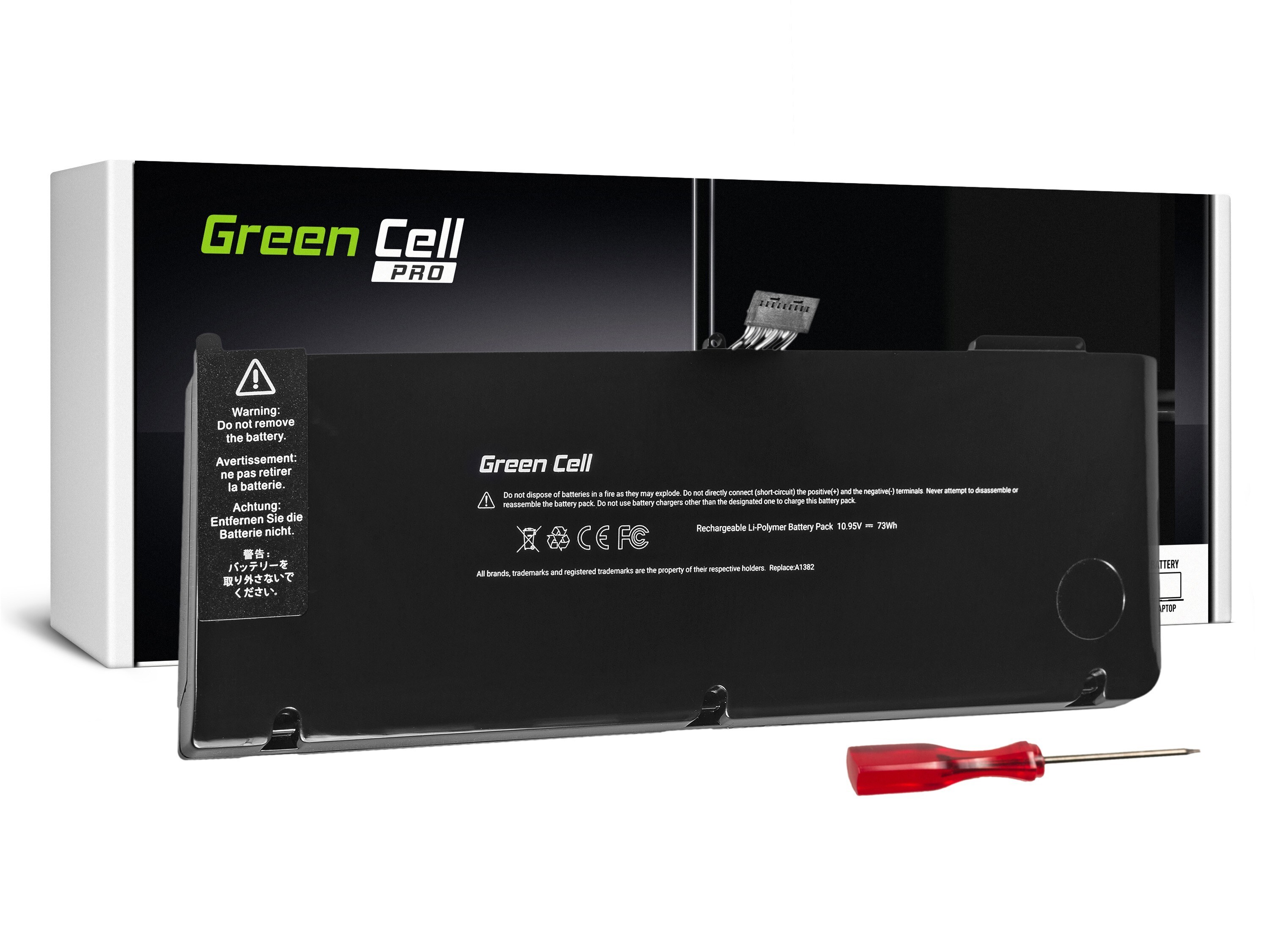 Green Cell PRO laptop batteri till Apple Macbook Pro 15 A1286 2011-2012