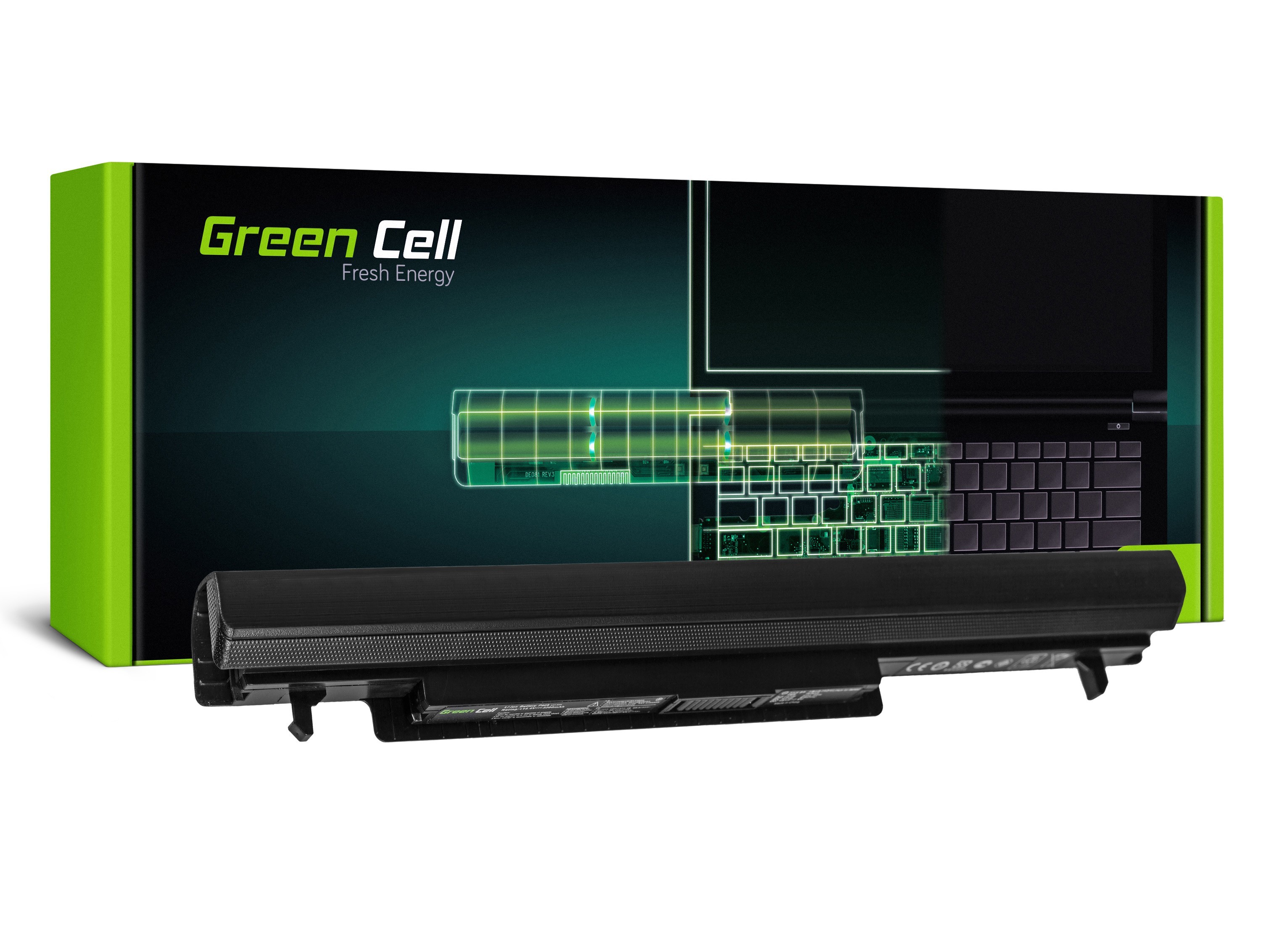 Green Cell laptop batteri till Asus A32-K56 A46 A56 K46 K56 S56 / 14,4V 2200mAh