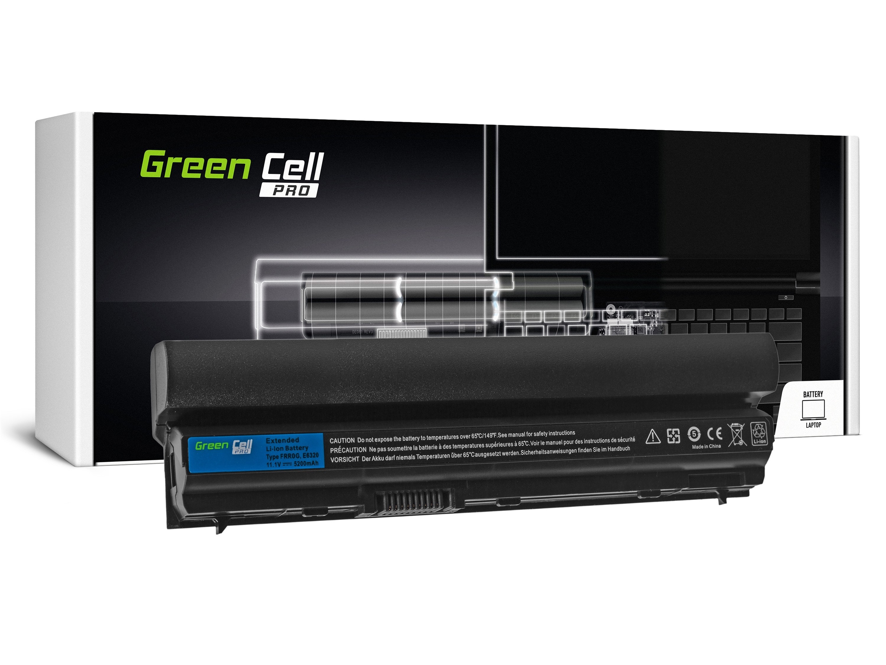 Green Cell PRO laptop batteri till Dell Latitude E6220 E6230 E6320 E6320