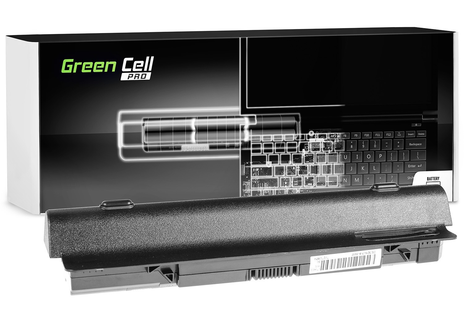 Green Cell PRO laptop batteri till Dell XPS 14 14D 15 15D 17 / 11,1V 7800mAh