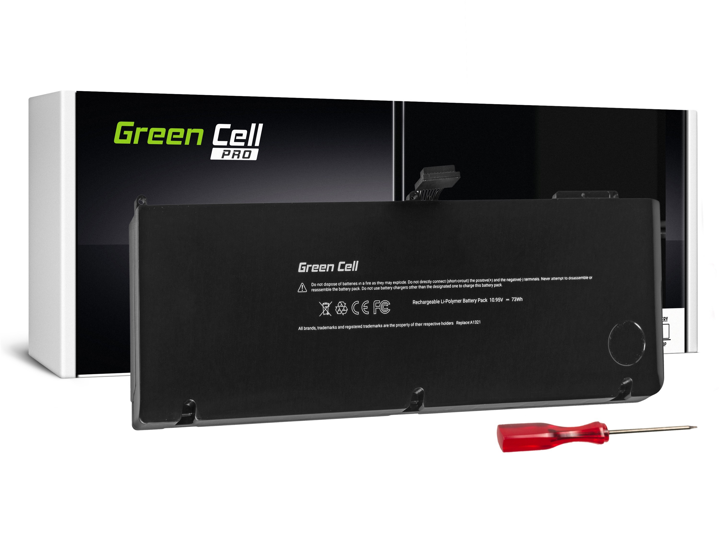 Green Cell PRO laptop batteri till Apple Macbook Pro 15 A1286 2009-2010