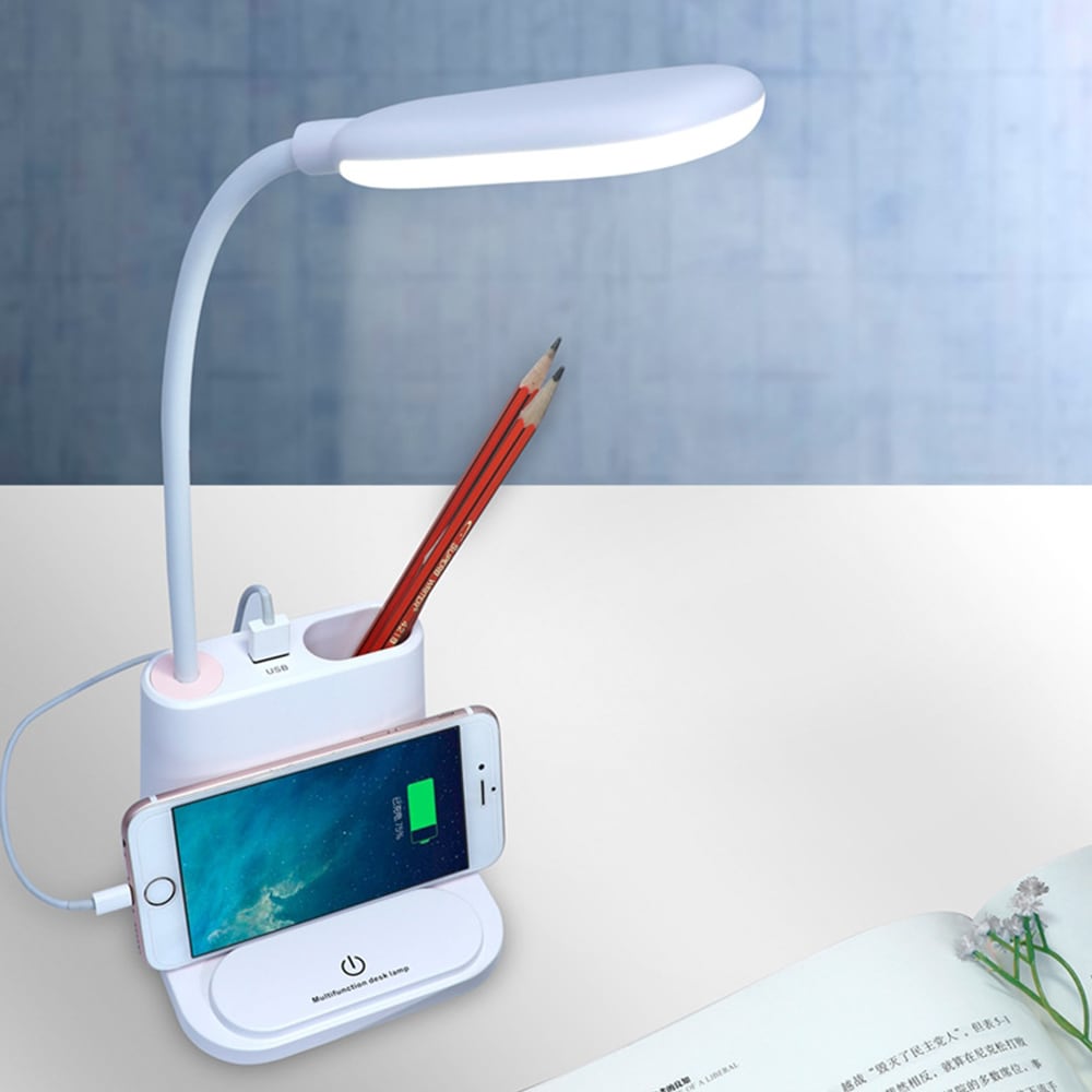 LED-Lampa med USB-laddare