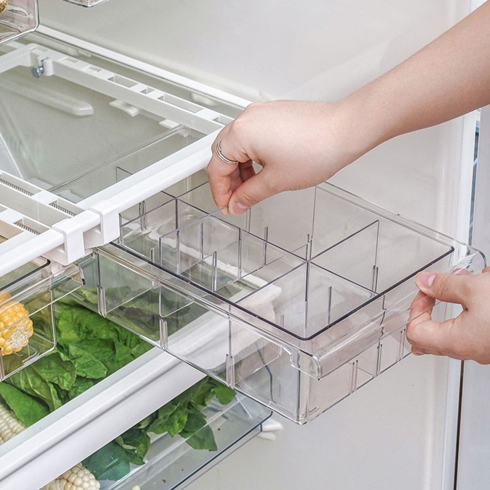 Freshbox till kylskåpet med 4 fack 30,5x20x9,5cm