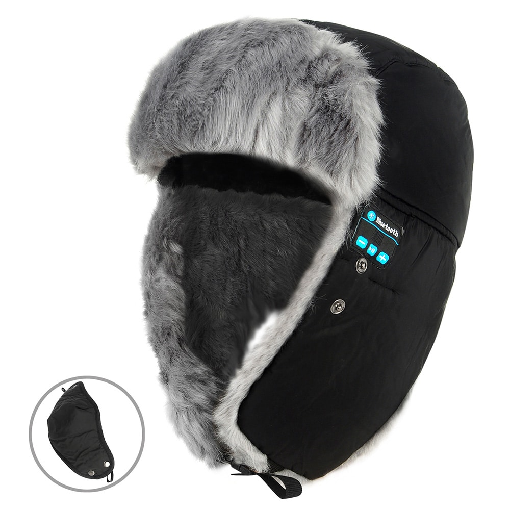 Vintermössa med inbyggd Bluetooth Headset