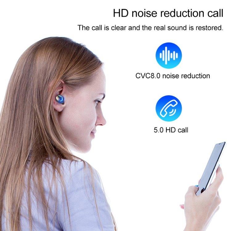 True wireless hörlurar med laddningsfodral