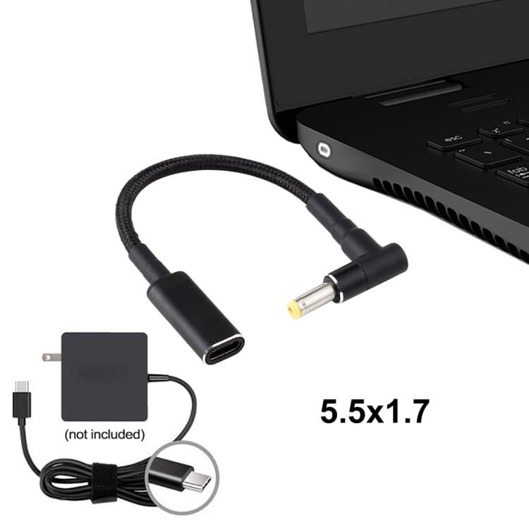4.8 x 1.7mm till USB-C adapter