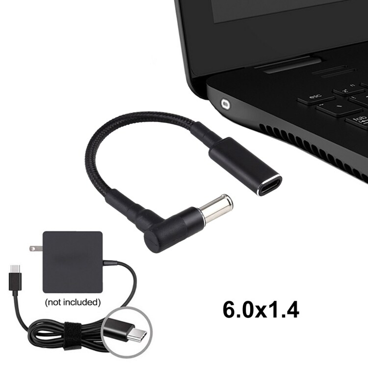 6.0 x 1.7mm till USB-C adapter