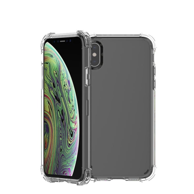 Transparent mobilskal med hårdade kanter till iPhone X / XS