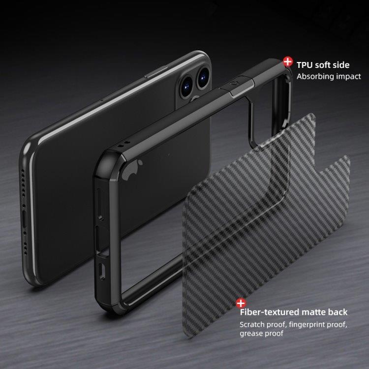 Semi-transparent stötskydd till iPhone 11 Pro Max