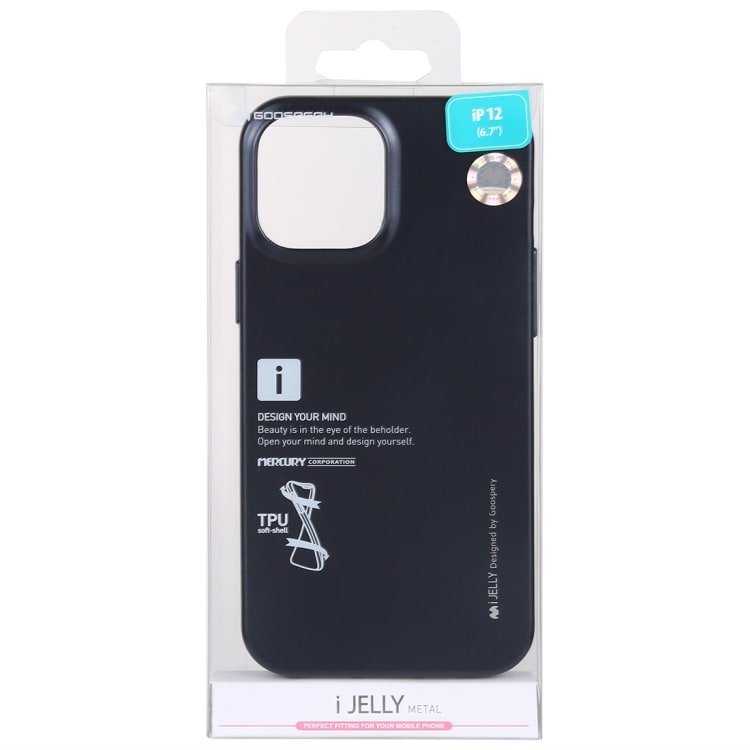 i-Jelly stötskydd till iPhone 12 Pro Max - Svart