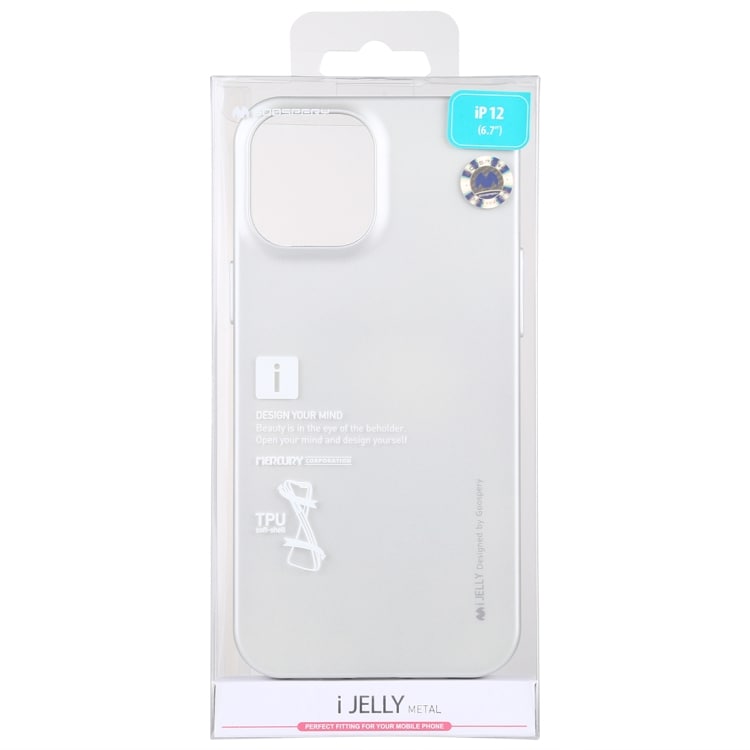 i-Jelly stötskydd till iPhone 12 Pro Max - Silver