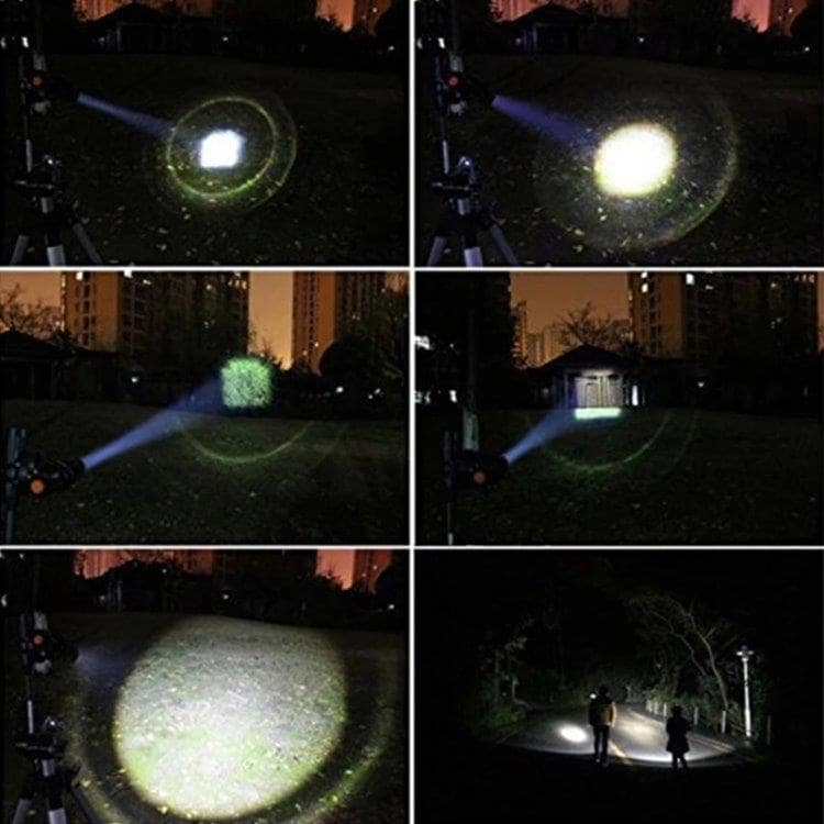 LED Ficklampa med zoom