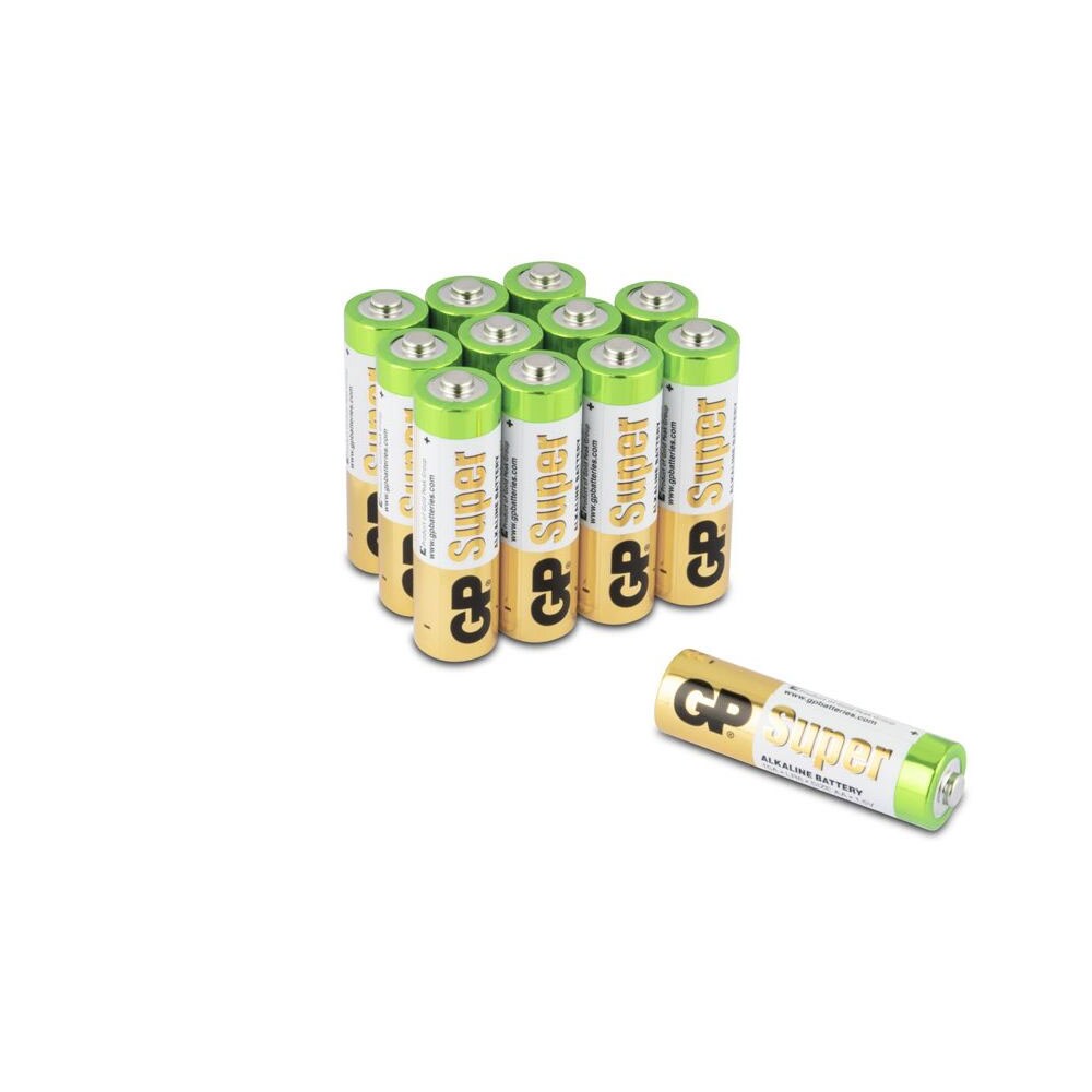 GP Super AA-Batterier 8+4st