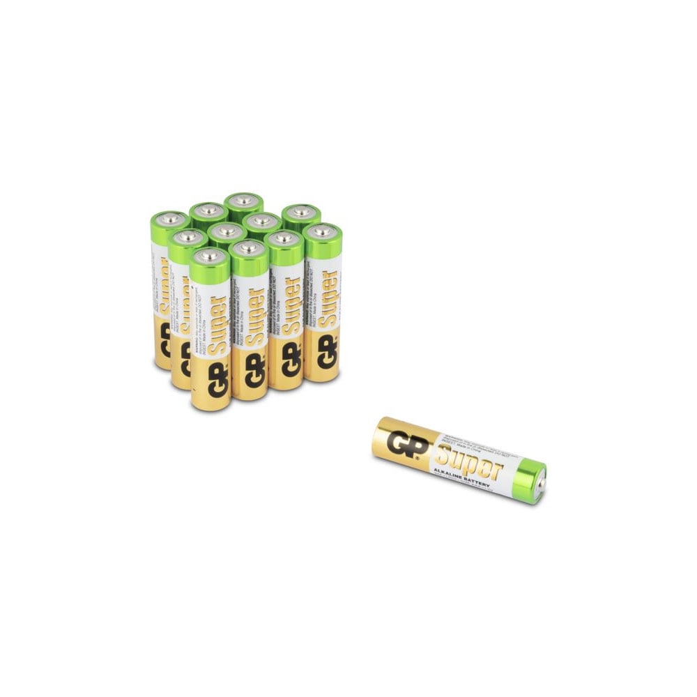 GP Super AAA-Batterier 8+4st