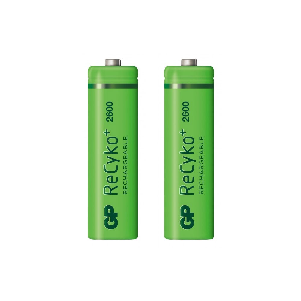 GP ReCyko AA-Batterier 2600mAh 2-pack