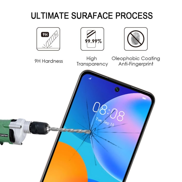 Tempererat skärmskydd till Huawei P Smart 2021