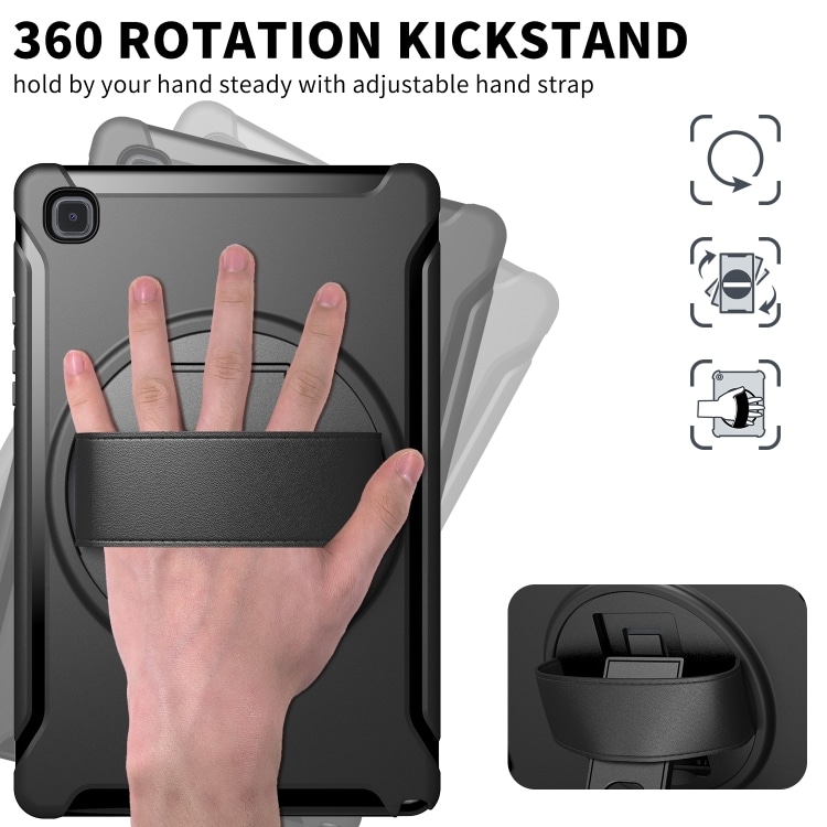 Fodral med roterbart handtag och ställ till Samsung Galaxy Tab A7 (2020) T500/T505