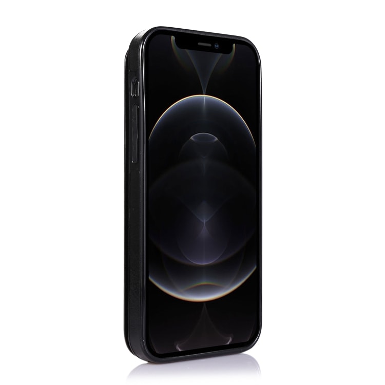 Stötsäkert mobilskal med korthållare till iPhone 12 Pro Max - Svart