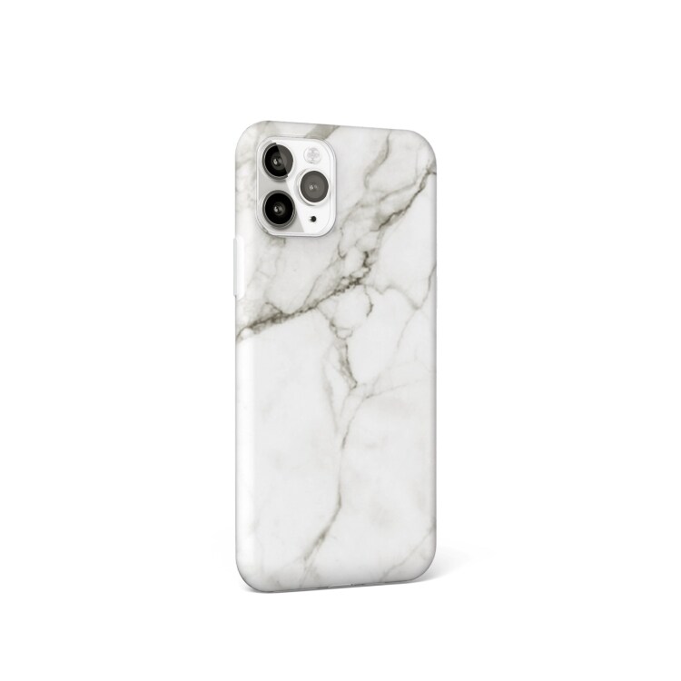 Skal med marmormönster till iPhone 12 Pro Max - Vit