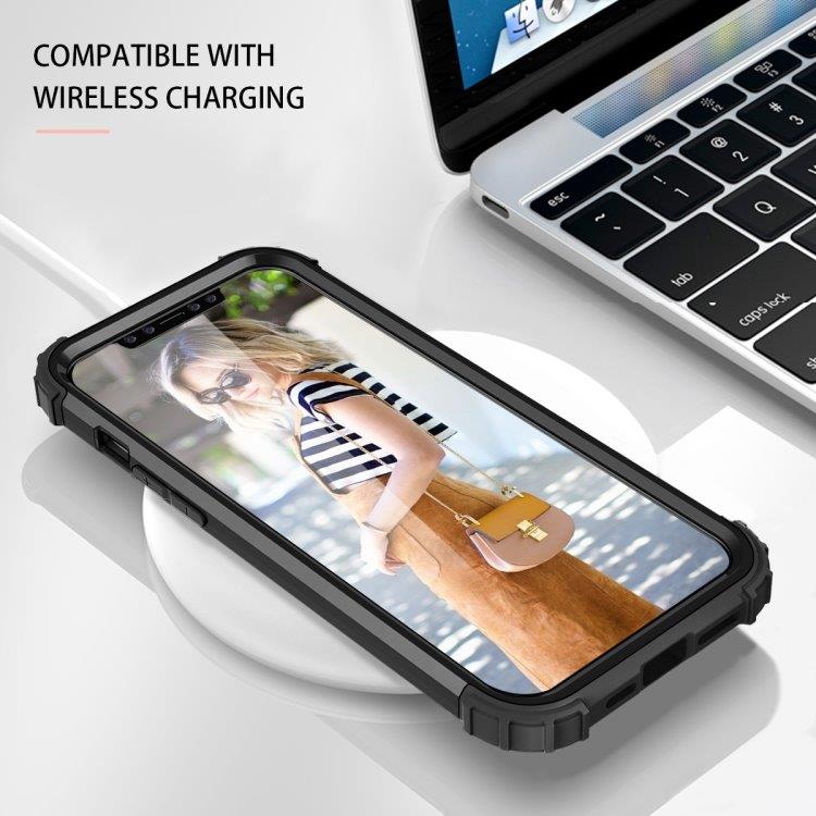 Mobilskal med robusta hörn till iPhone 12 Mini - Svart