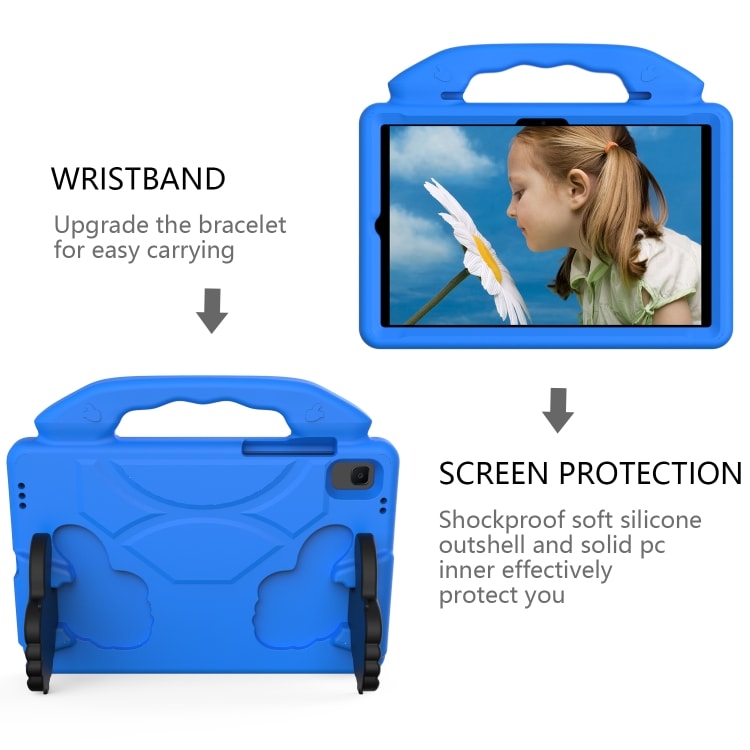 Skyddande fodral med handtag till Samsung Galaxy Tab A7 10.4(2020)T500/T505 - Blå
