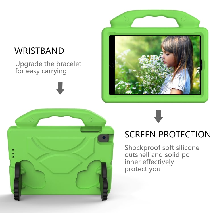 Skyddande skal med handtag till iPad Mini 5/4/3/2/1 - Grön