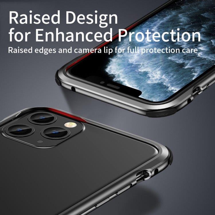 Transparent mobilskal med silverkanter till iPhone 11 Pro