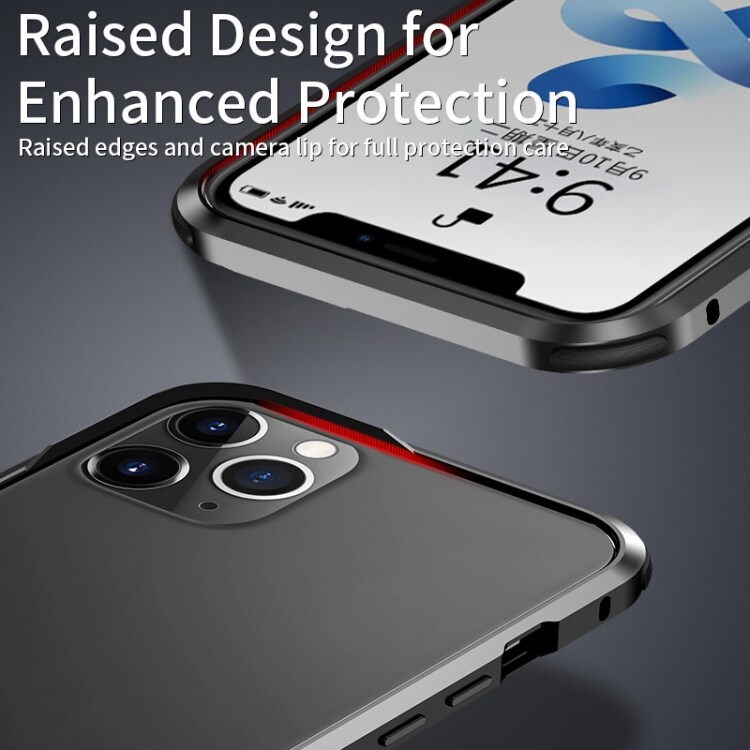Transparent mobilskal med silverkanter till iPhone 12 mini