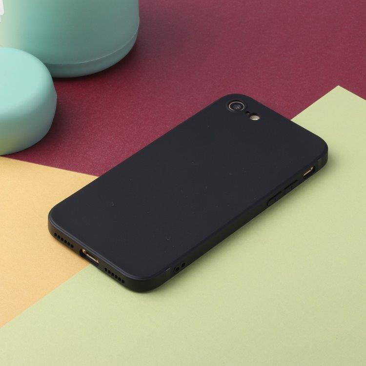 Stilfuldt mobilcover til iPhone SE 2020 / 8 / 7 - Sort