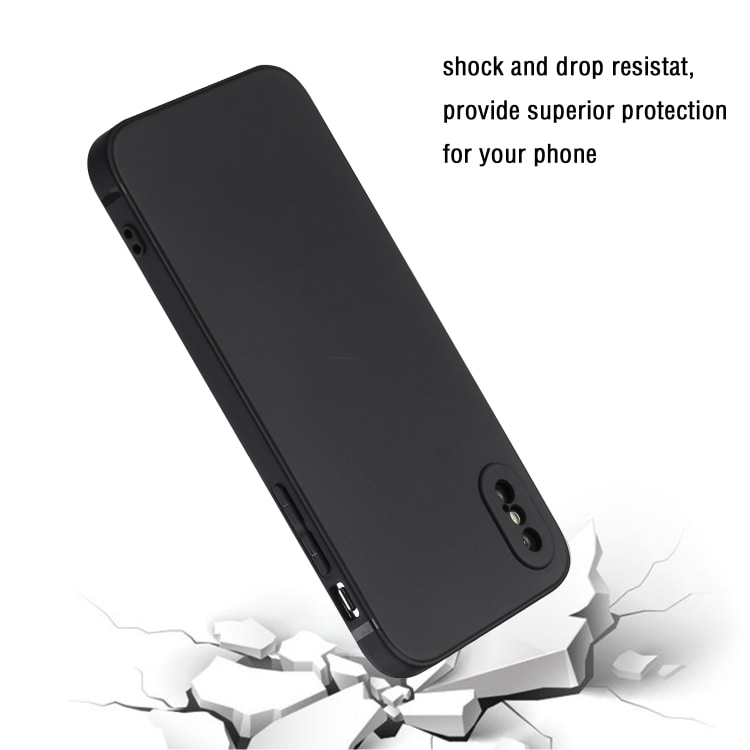 Stilrent mobilskydd till iPhone XS / X - Svart