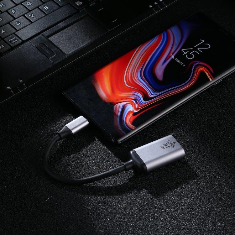 4K 60Hz DisplayPort hona till USB-C hane adapter
