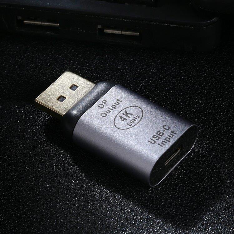 Adapter med USB-C till DP-Hane