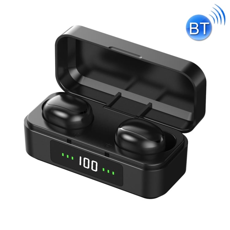 True wireless Bluetooth-hörlurar med laddbox