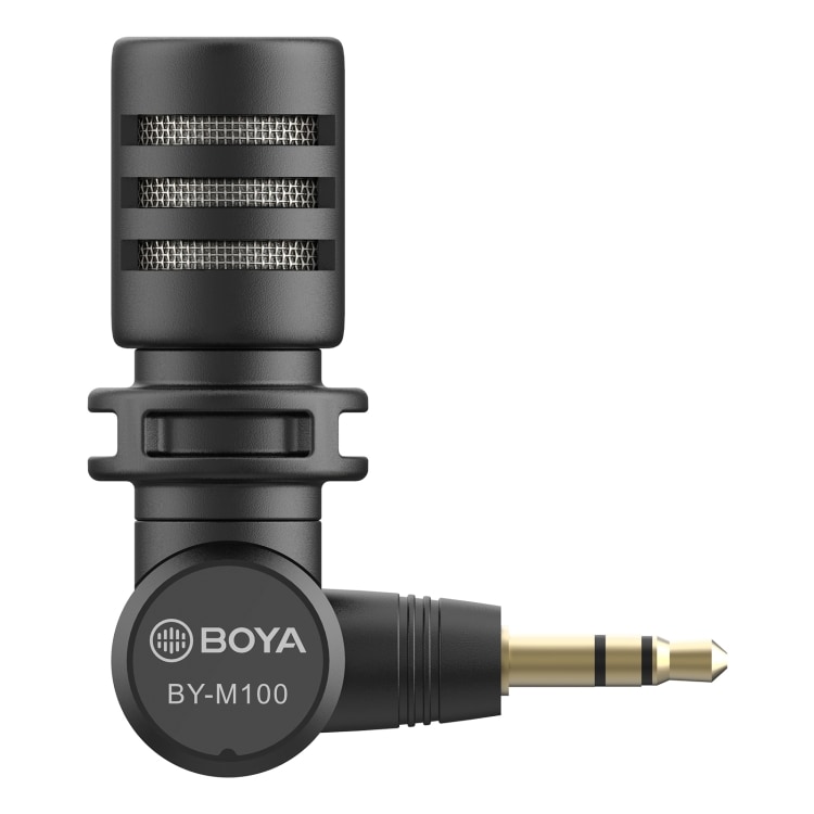 BOYA BY-M100 Omni-mikrofon med 3.5mm till SLR-kameror