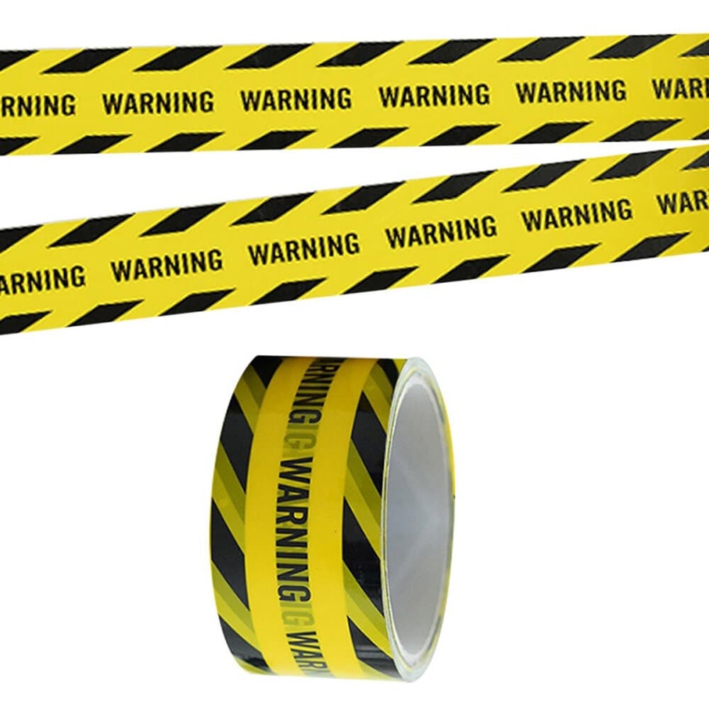 Varningstejp - Warning 25mx44cm 3-pack