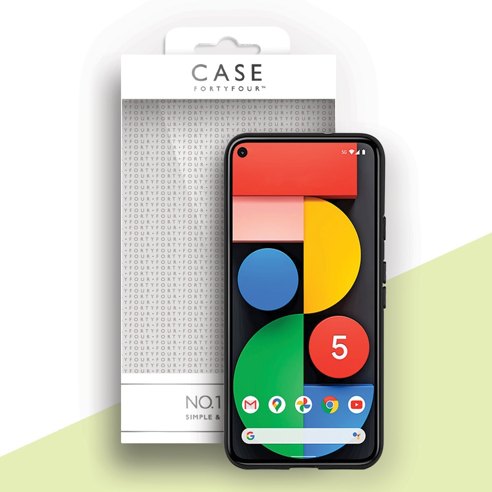 Case FortyFour No.1  Google Pixel 5 Svart