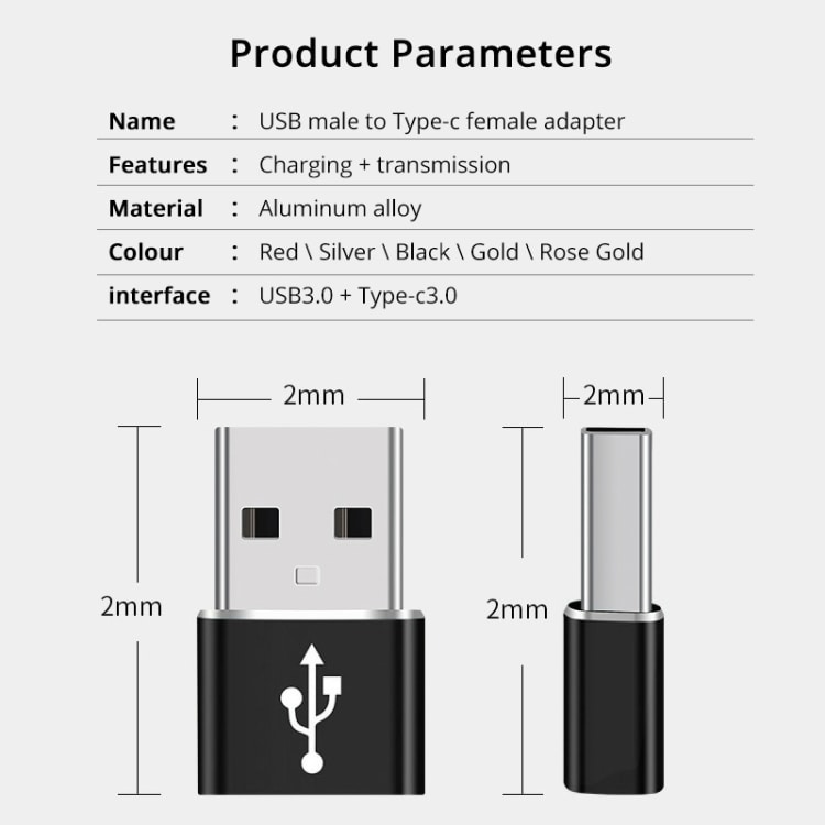 Adapter från USB 3.0 till USB-C