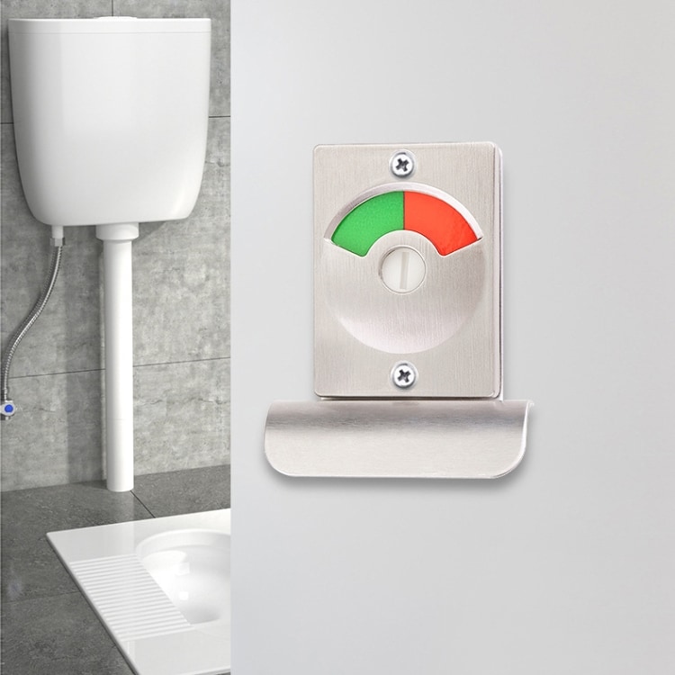 Toiletlås med ledigt/upptaget-indikator