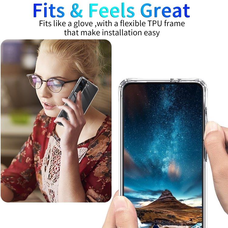 Genomskinligt stöttåligt skal till Samsung Galaxy S21+ 5G