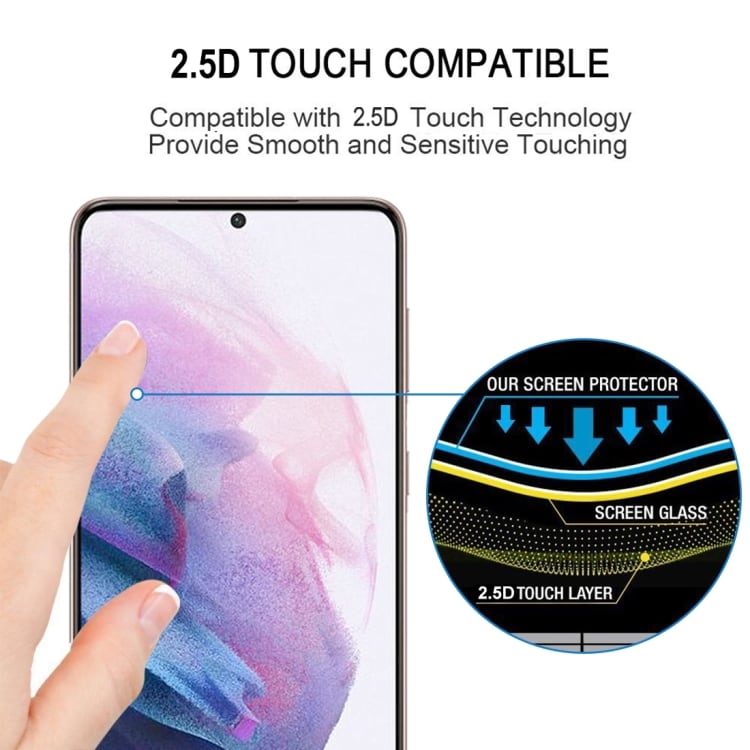 Curved Tempererat skärmskydd till Samsung Galaxy S21+